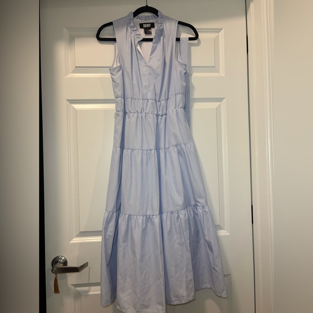 DKNY Sky Blue Maxi Dress